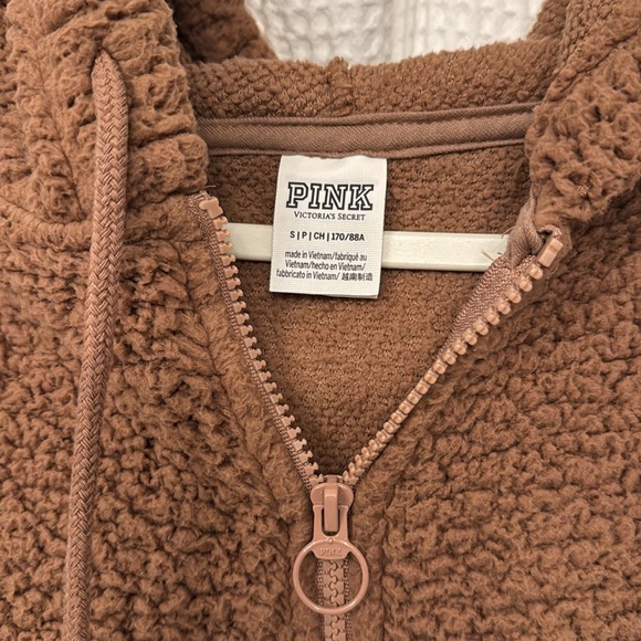 Cozy Brown Sherpa Hoodie - Picture 2 of 3